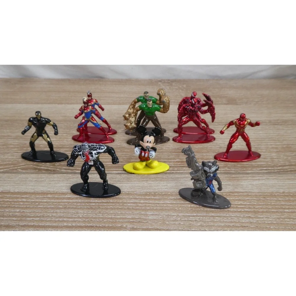 Marvel Figurines Collectable and Mickey Mouse Mix Lot of 11